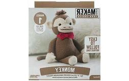 LEISURE ARTS 50937 KIT MINI MAKER AMIGURUMI MONKEY